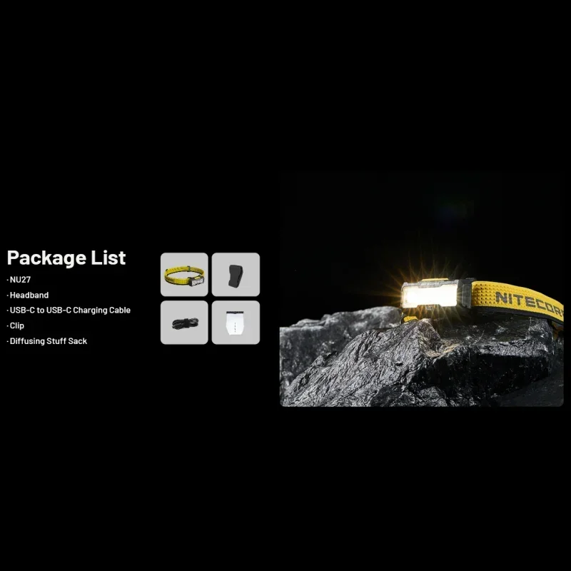 Перезаряжаемый налобный фонарь nitecore nu27 - Фотография_6