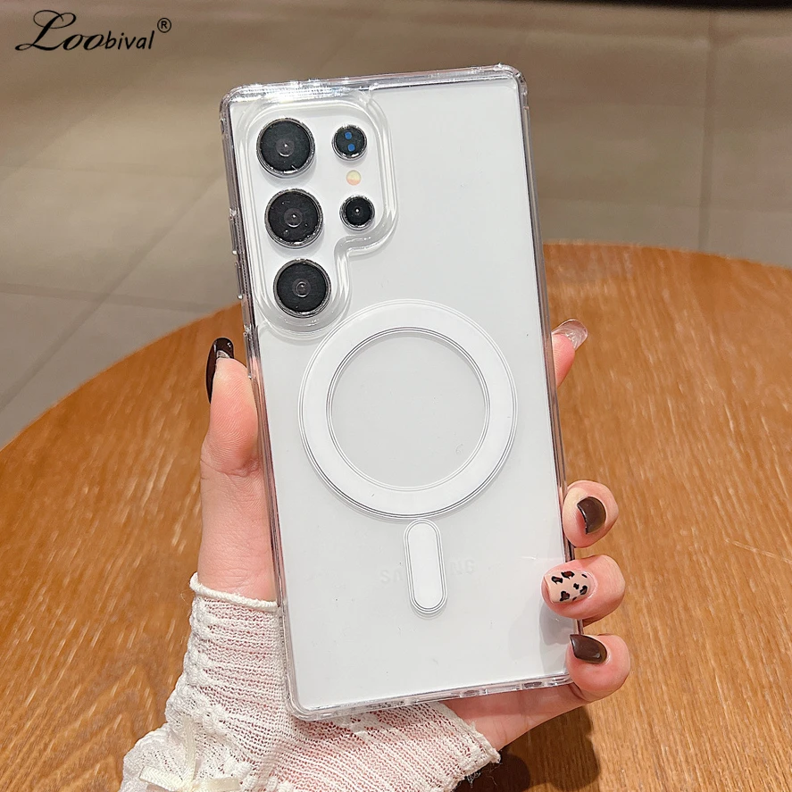 Прозрачный акриловый чехол magsafe