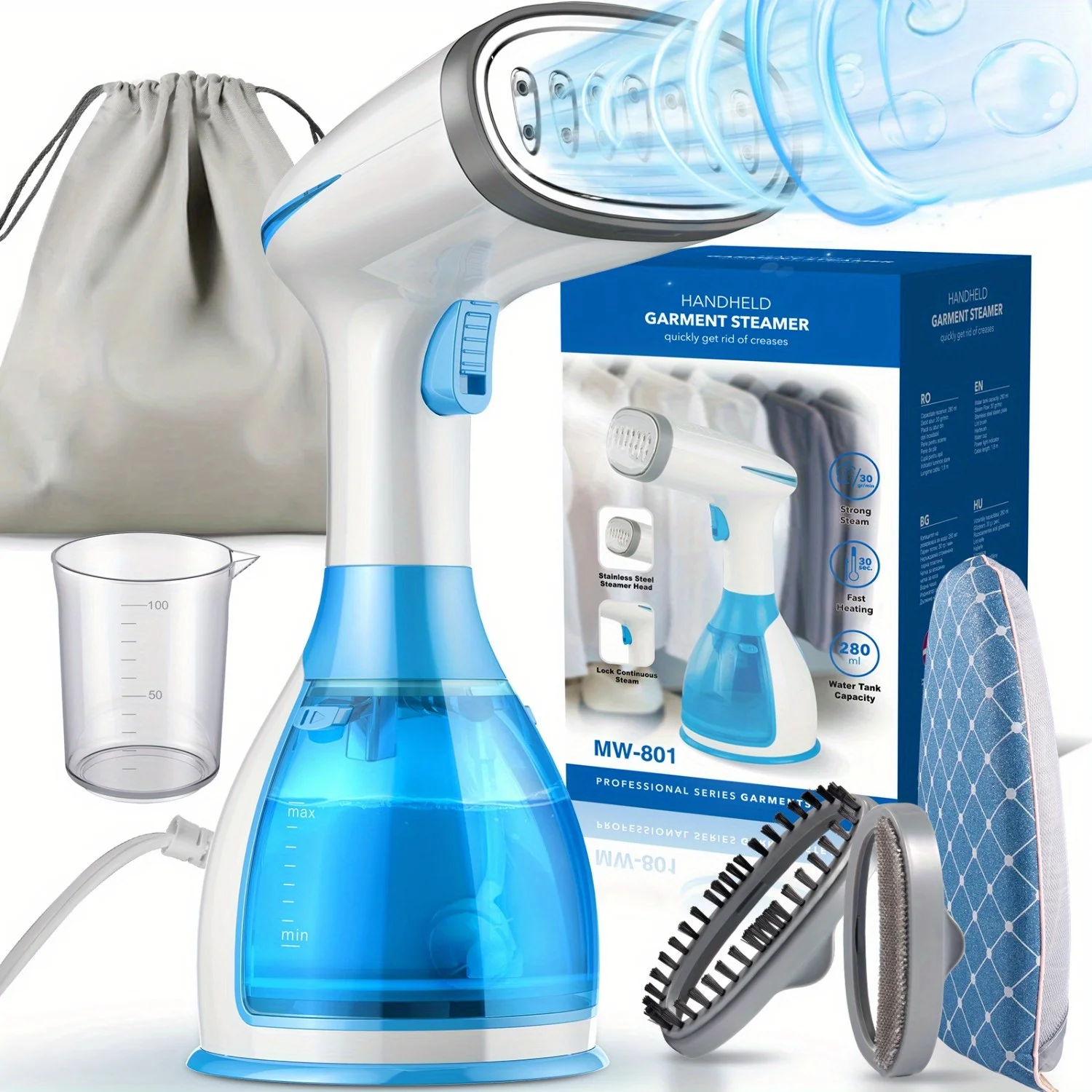 Портативный отпариватель для одежды — быстрый нагрев 15 секунд - Фотография_5