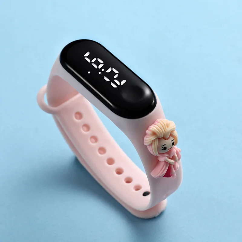 Водонепроницаемые светодиодные электронные детские часы disney xiaomi - Фотография_3