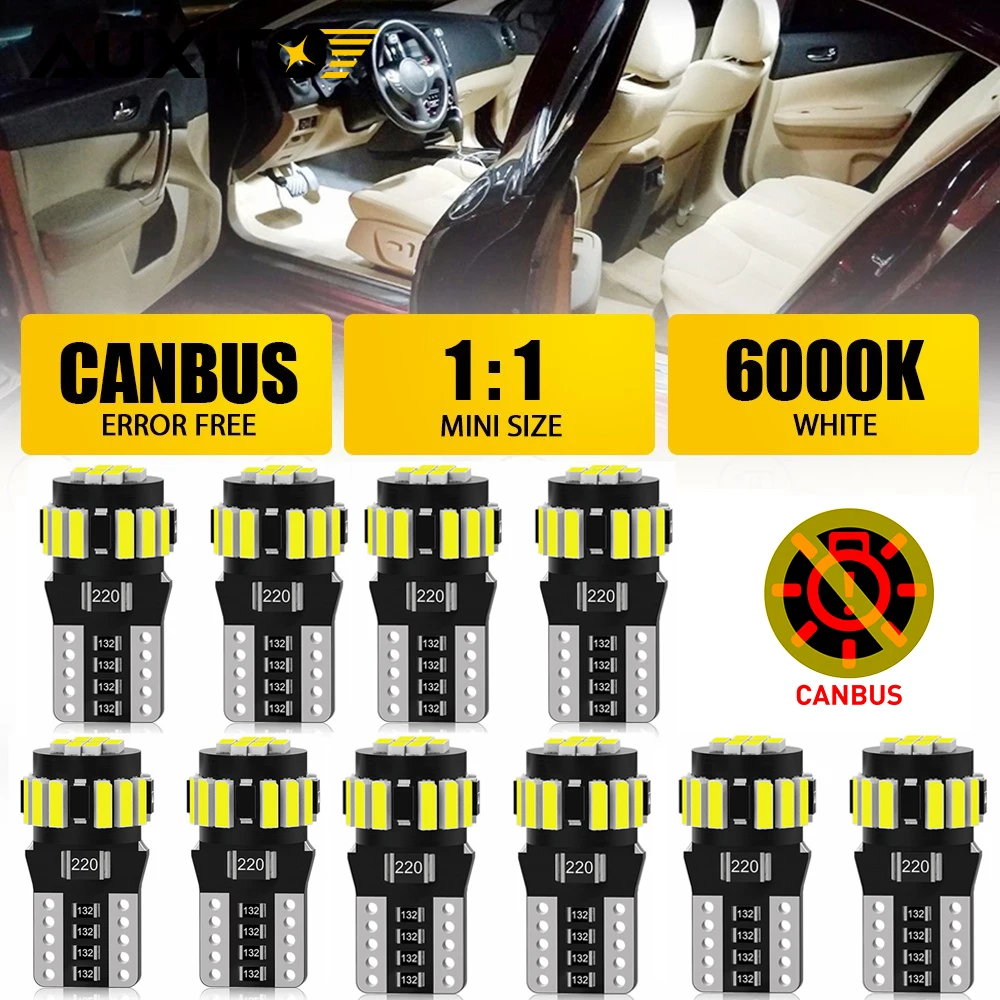Canbus t10 w5w 194 501 светодиодный