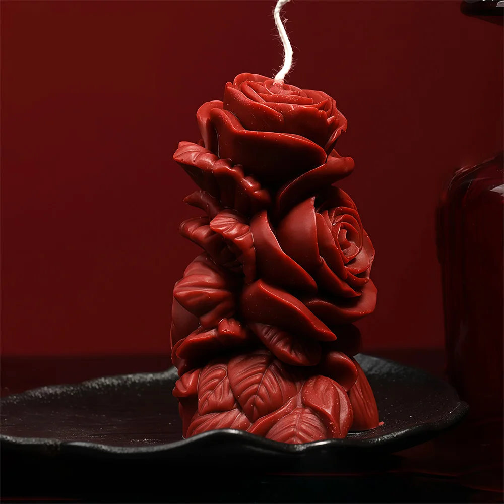 Ароматическая свеча 3d rose low - Фотография_3