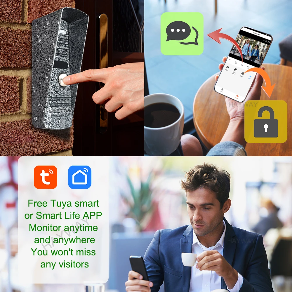 Видеодомофон hayway tuya 1080p - Фотография_2