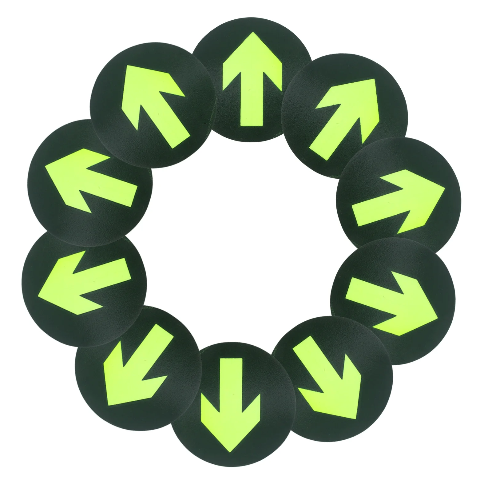 Светящиеся в темноте наклейки на пол для безопасного выхода