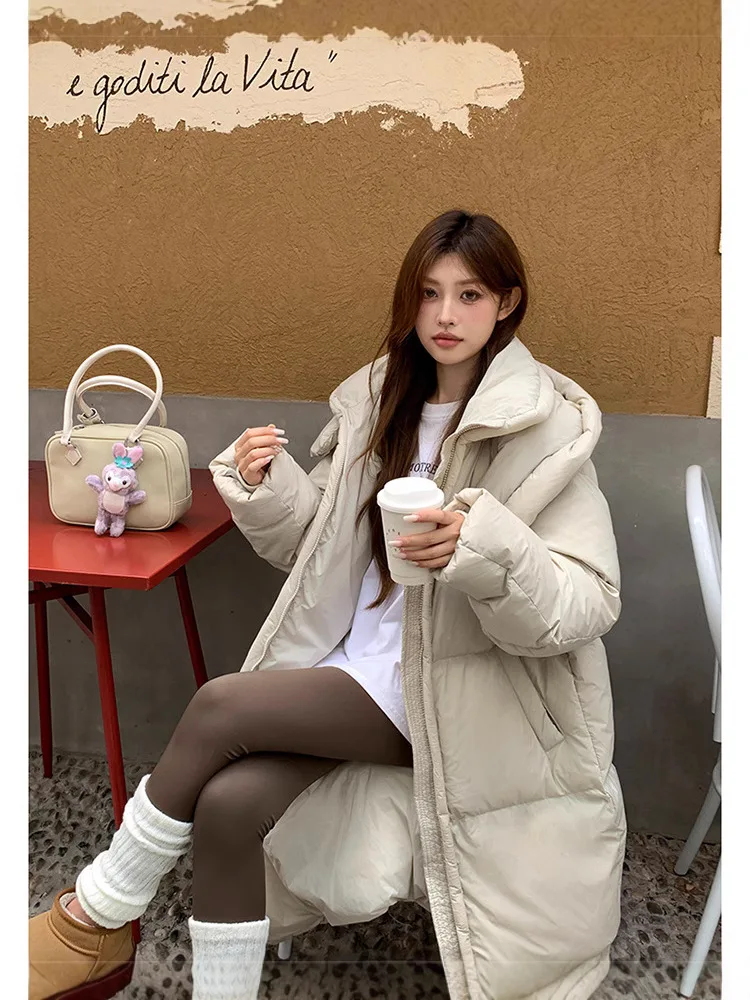 Длинная зимняя парка оверсайз - Фотография_5