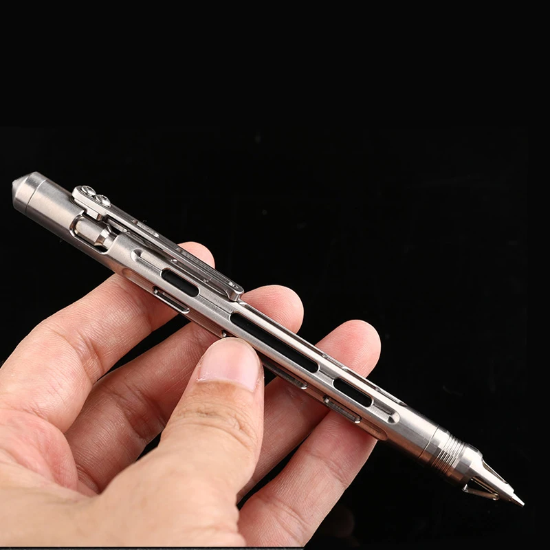 Портативная тактическая ручка из титанового сплава edc для улицы