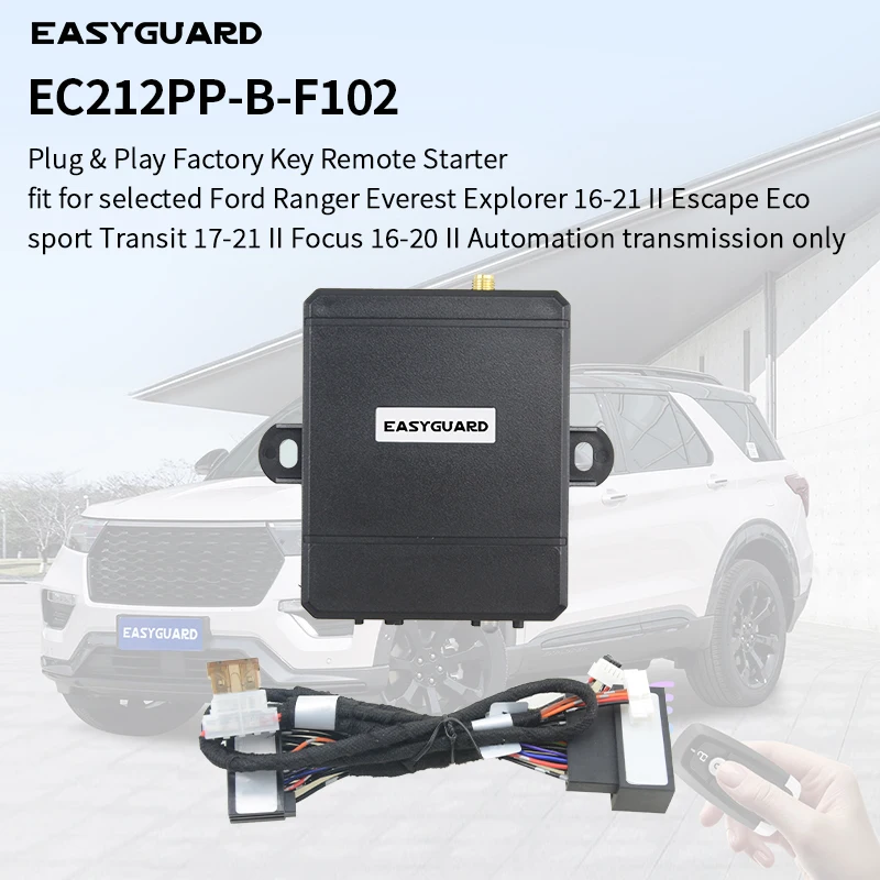 Easyguard plug play заводской ключ дистанционного стартера для ford ranger
