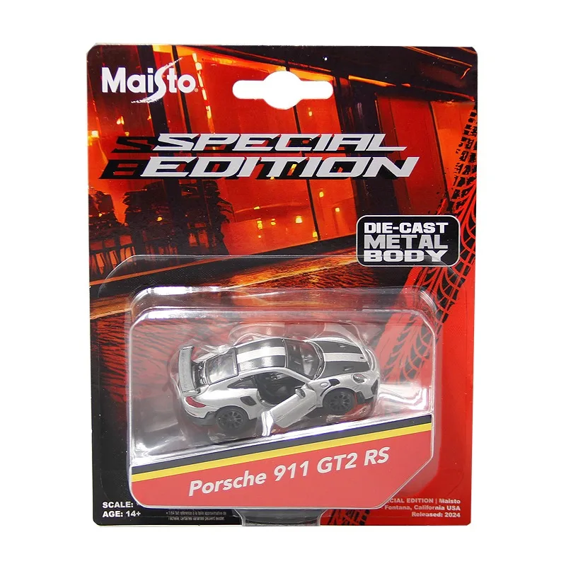 Maisto 1:64 porsche 911 gt2 rs ferrari lamborghini bugatti chiron - Фотография_4