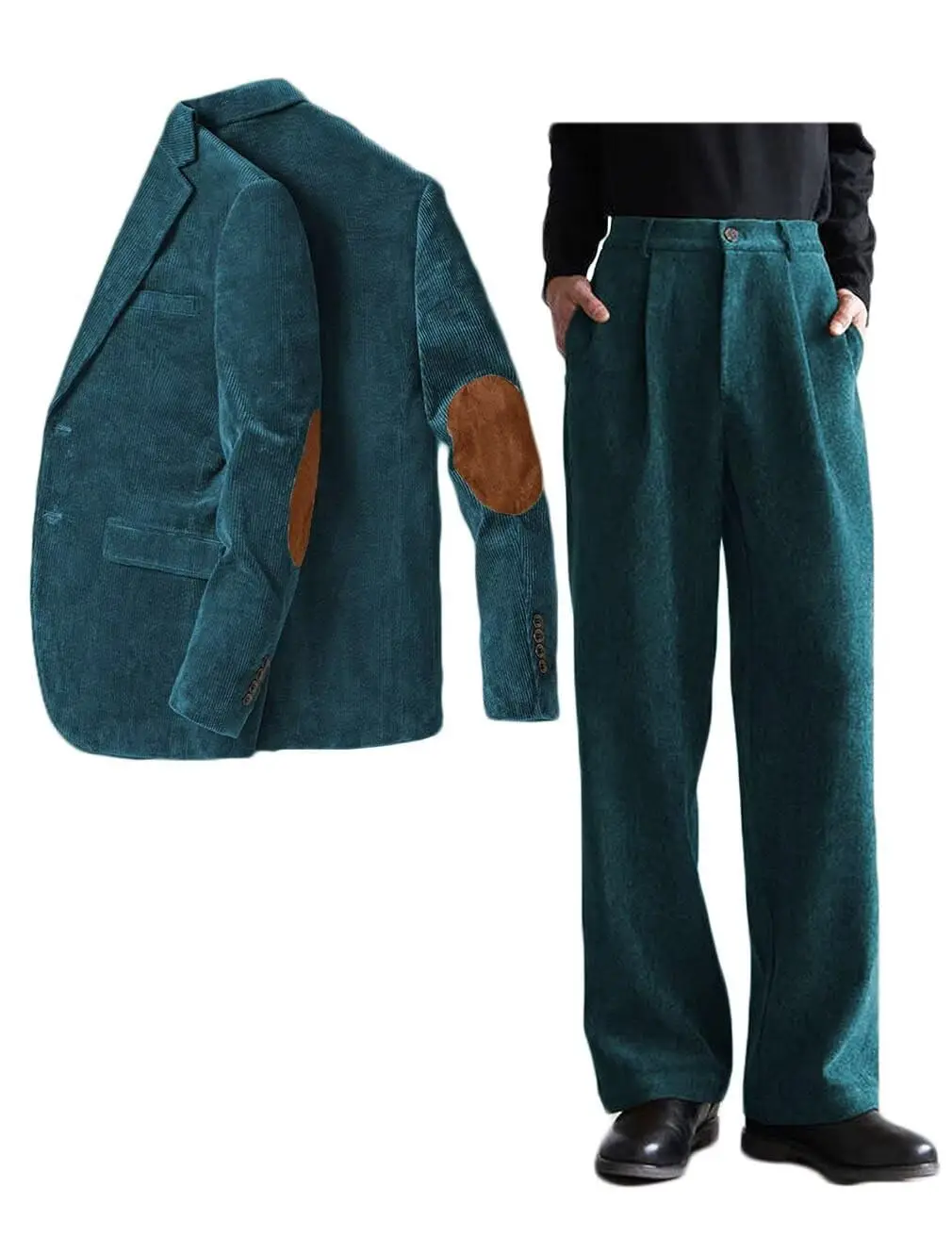 Мужской вельветовый комплект из 2-х предметов-смокинг