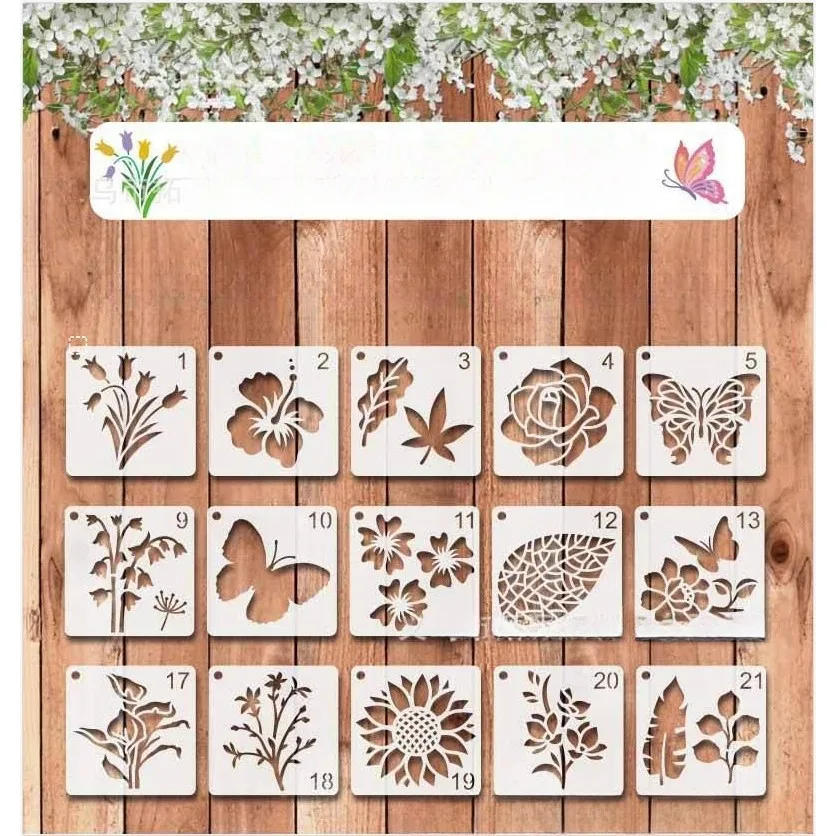 Шаблон для рисования растений и - Фотография_5