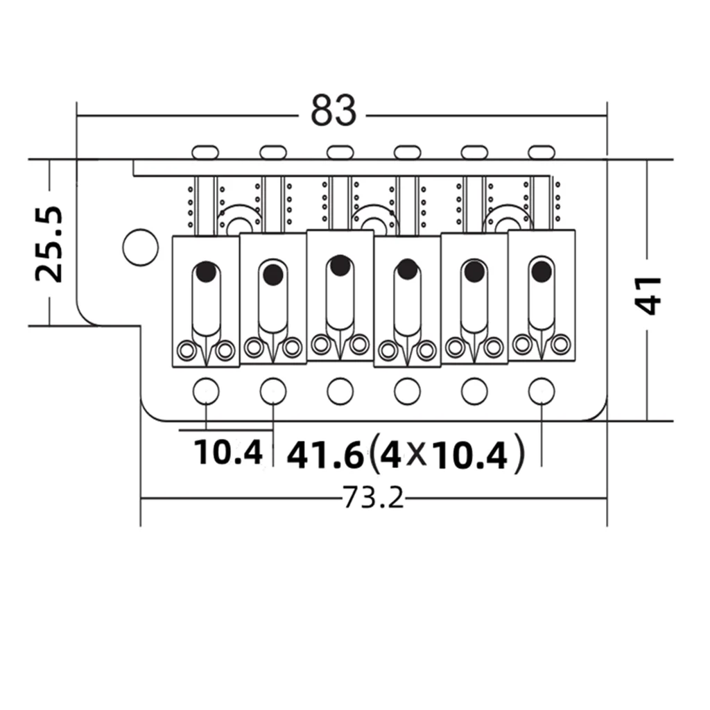 Wilkinson wov02 6-винтовая система тремоло для электрогитары st - Фотография_5