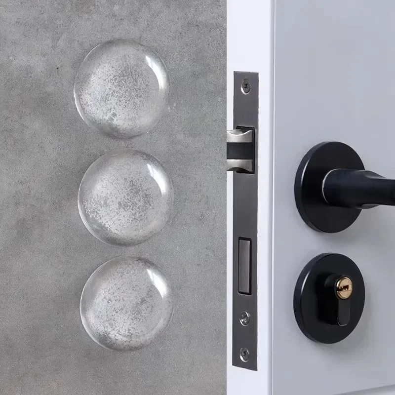 Прозрачный мягкий силиконовый ограничитель для двери - Фотография_2