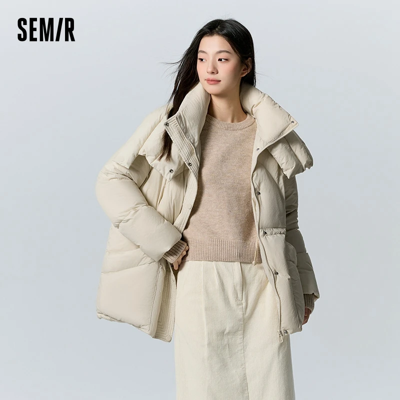 Женский пуховик semir средней длины - Фотография_3