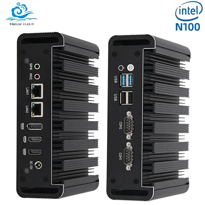 Промышленный мини-пк helorpc 2lan2com