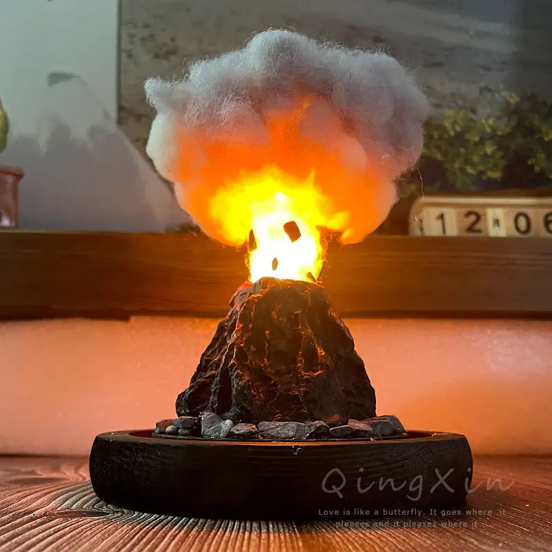Diy вулкан ночник извержение вулканического - Фотография_6