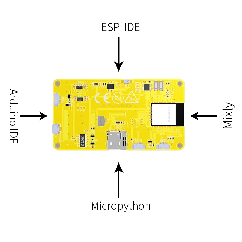 Макетная плата esp32 arduino lvgl с поддержкой wi-fi и bluetooth - Фотография_6