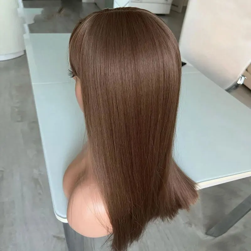 Длинные прямые парики фронта шнурка - Фотография_4