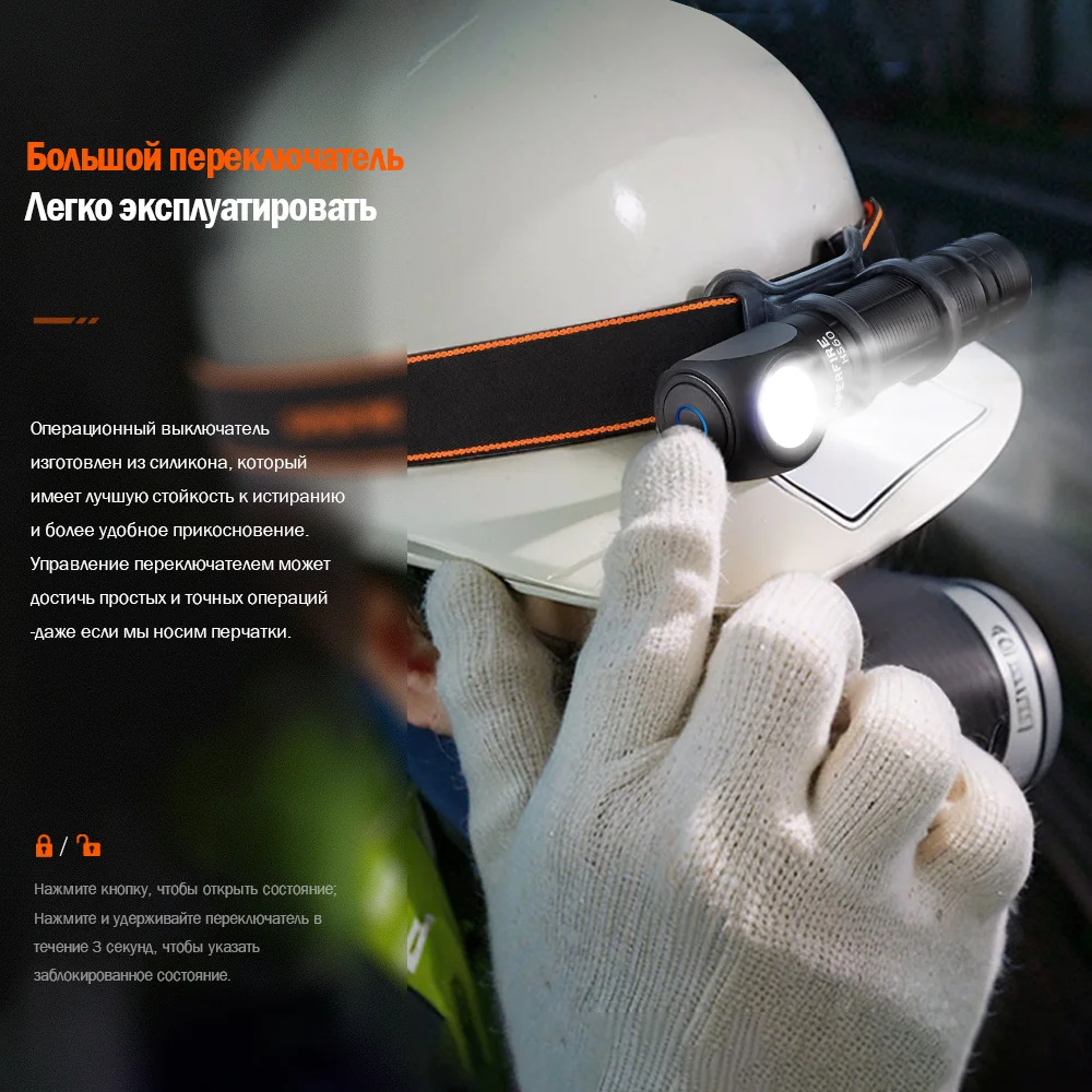 Новый светодиодный налобный фонарь superfire hs60 - Фотография_3