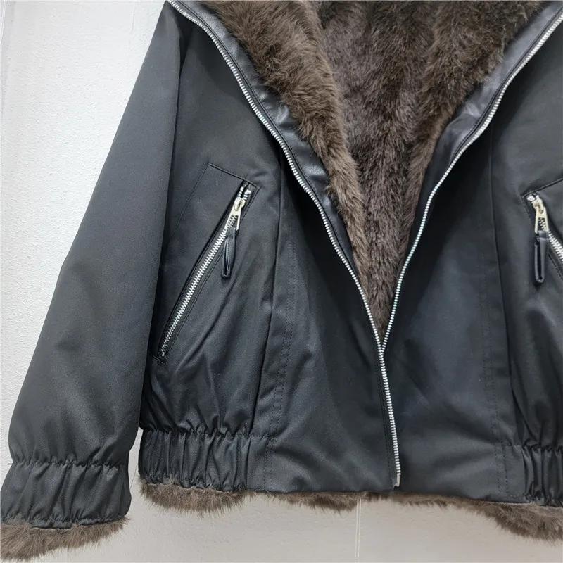 Парки женские короткие пальто куртки - Фотография_4