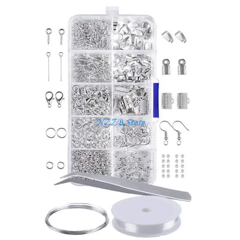 T21f открытые кольца и застежки-карабины с плоскогубцами и пинцетом - Фотография_2