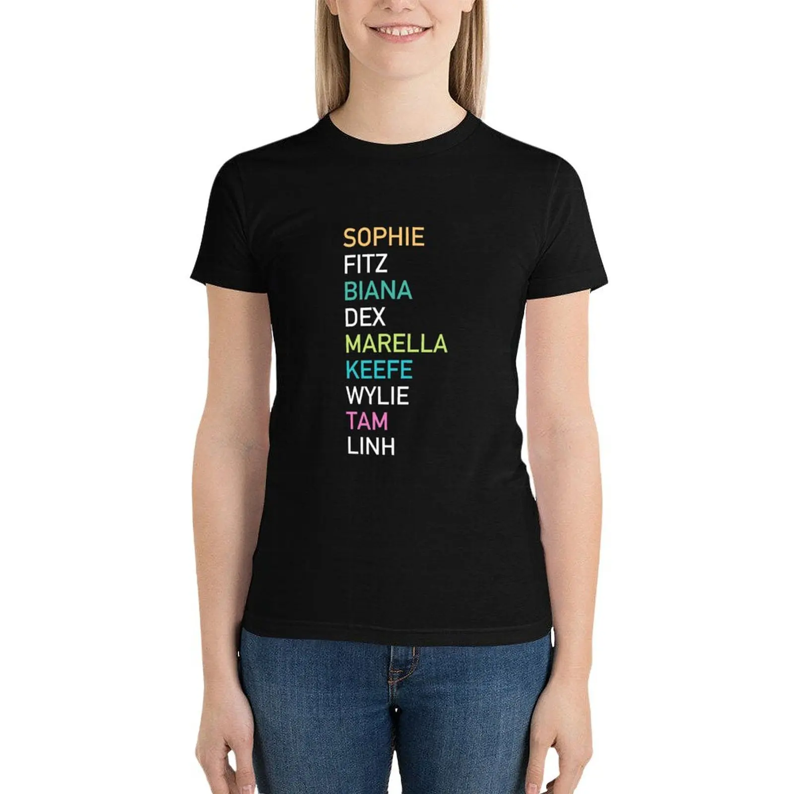 Футболка с изображением персонажей из города потери