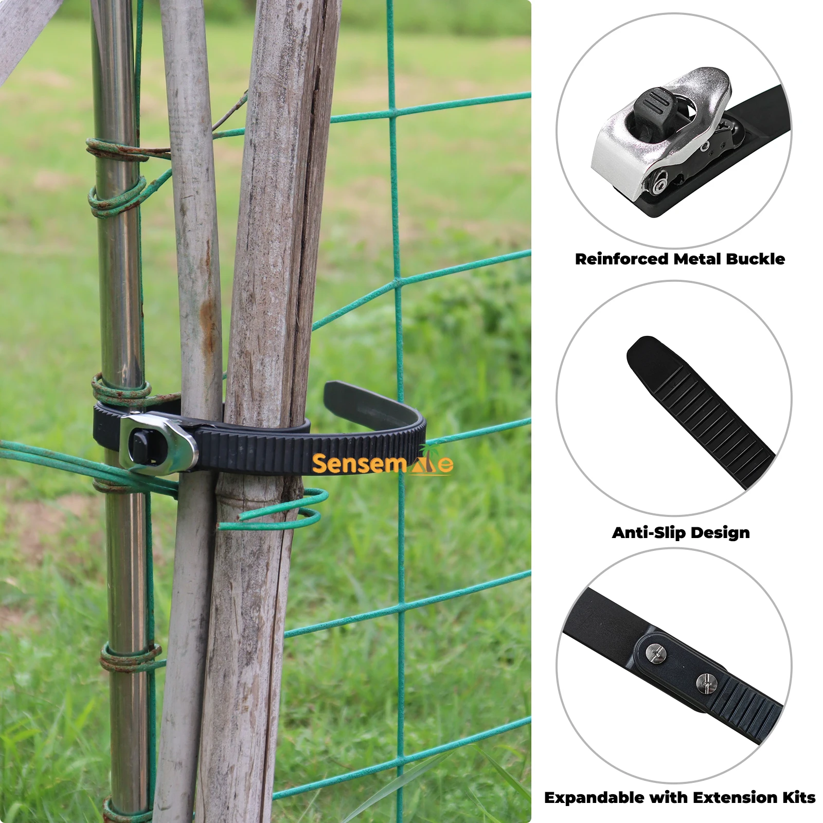 Ремень с трещоткой и кулачковой пряжкой - Фотография_3