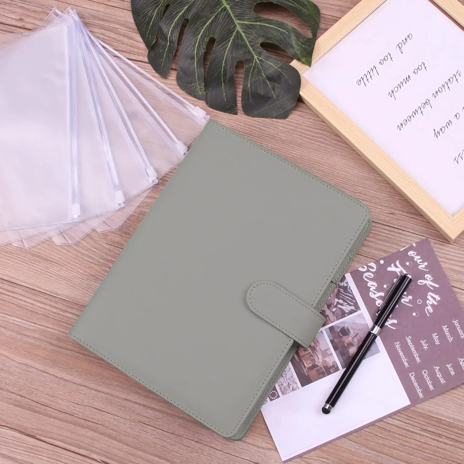 Новый кожаный органайзер-планировщик бюджета формата а5 с 12 шт - Фотография_2