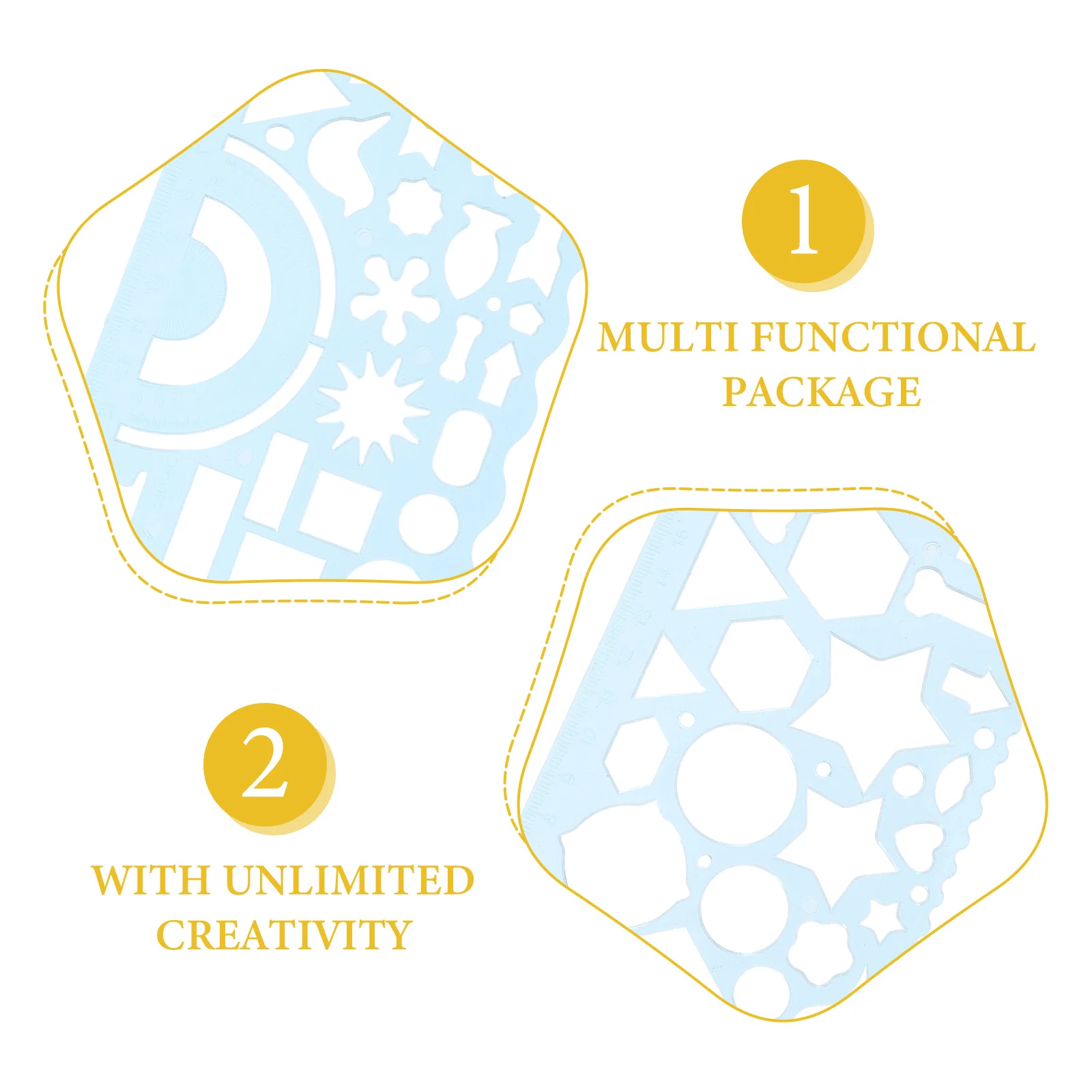 1 комплект трафаретов для рисования