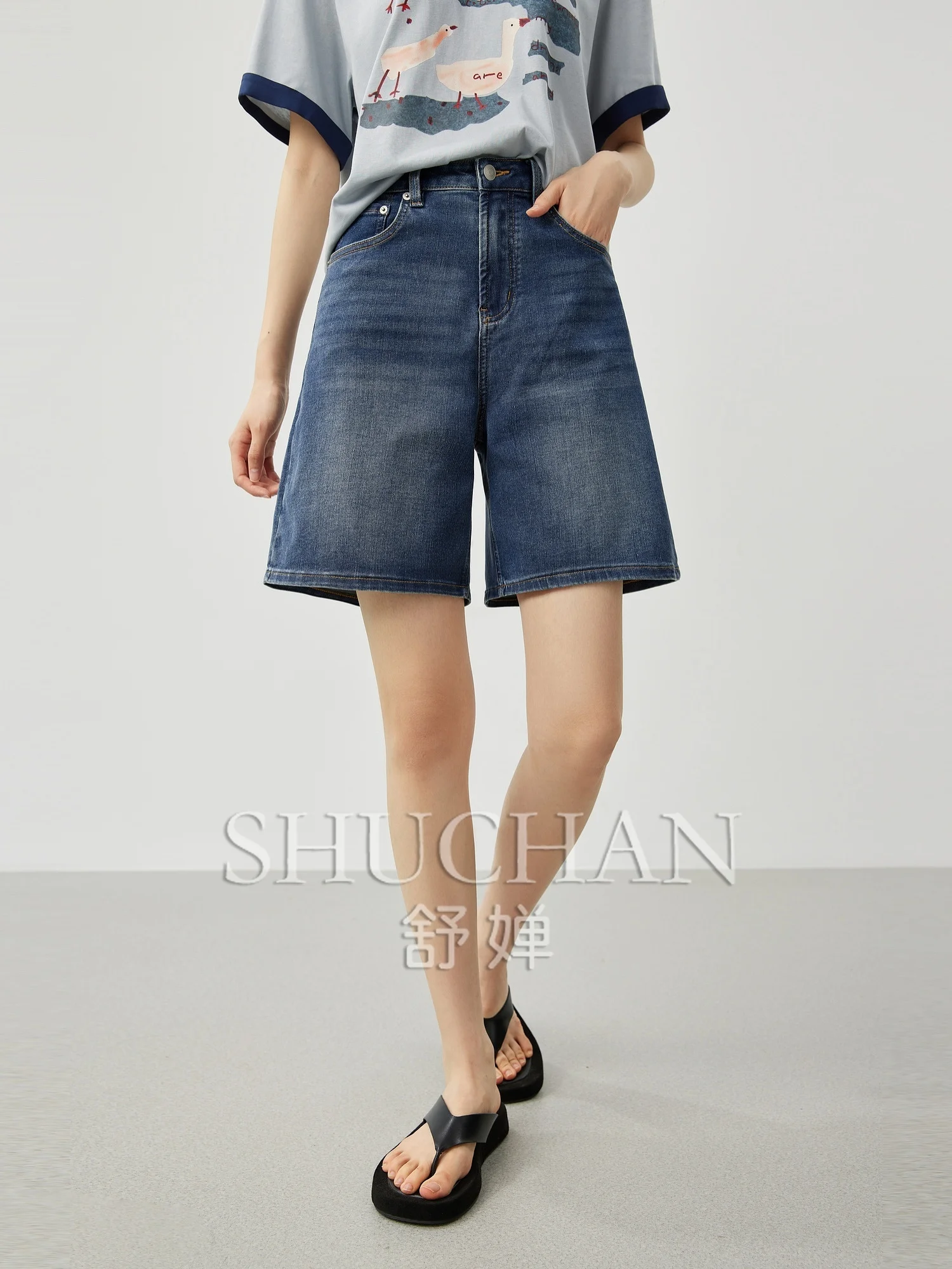 Degradable twill washed cotton