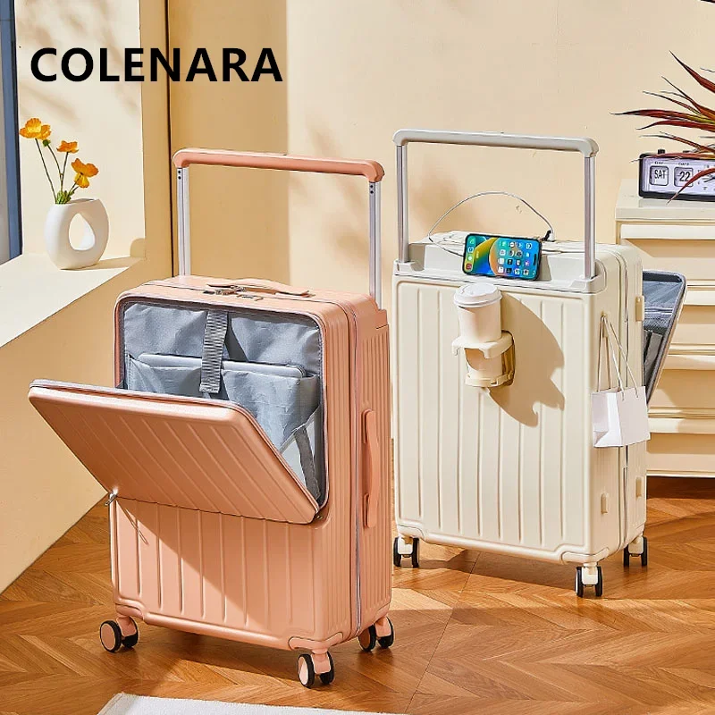 Colenara чемодан на колесиках с передним отверстием для багажа