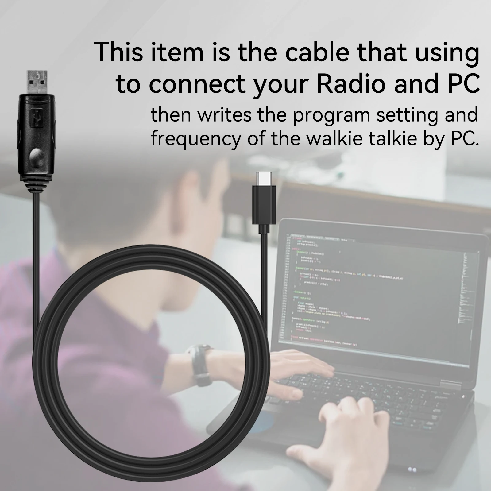 Radtel rt-880 usb-кабель для программирования - Фотография_5