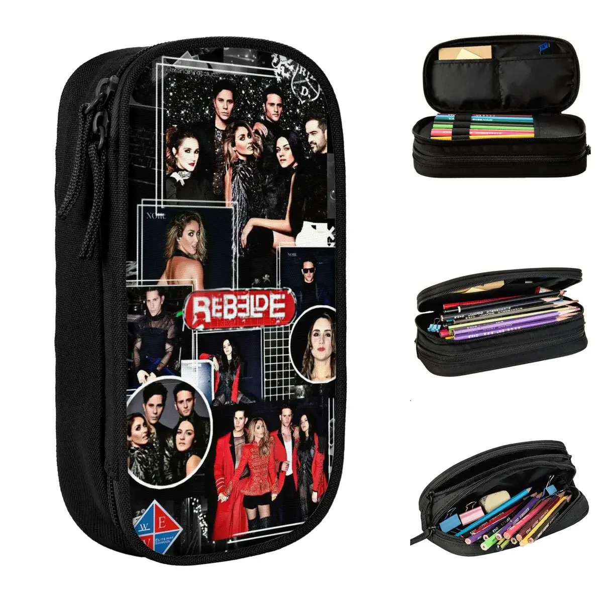 Пенал rebelde с мексиканским коллажем rbd
