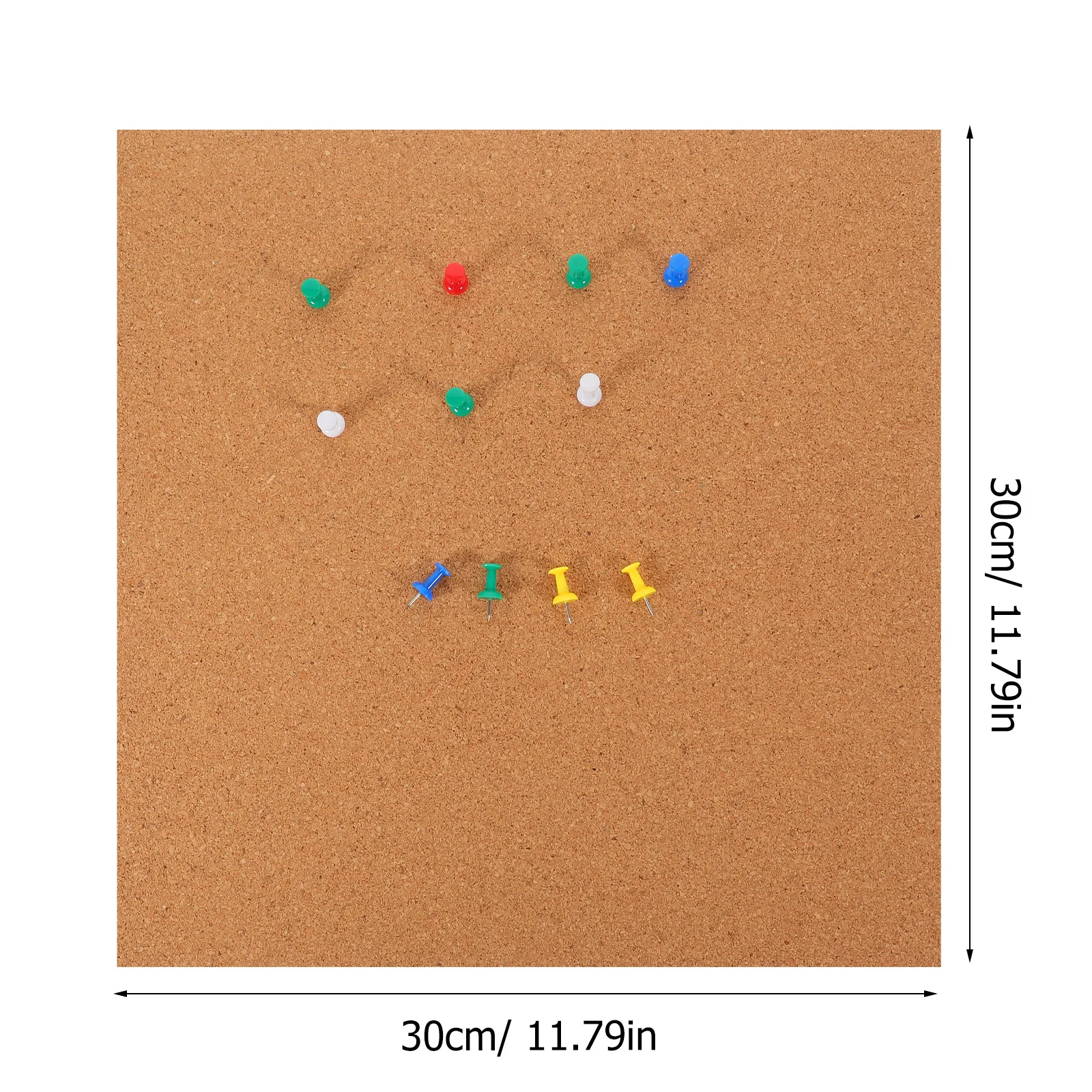 1 комплект пробковой доски со стильной деревянной рамкой - Фотография_2