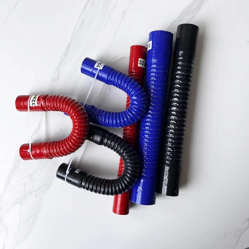 Красный силиконовый гибкий шланг - Фотография_5