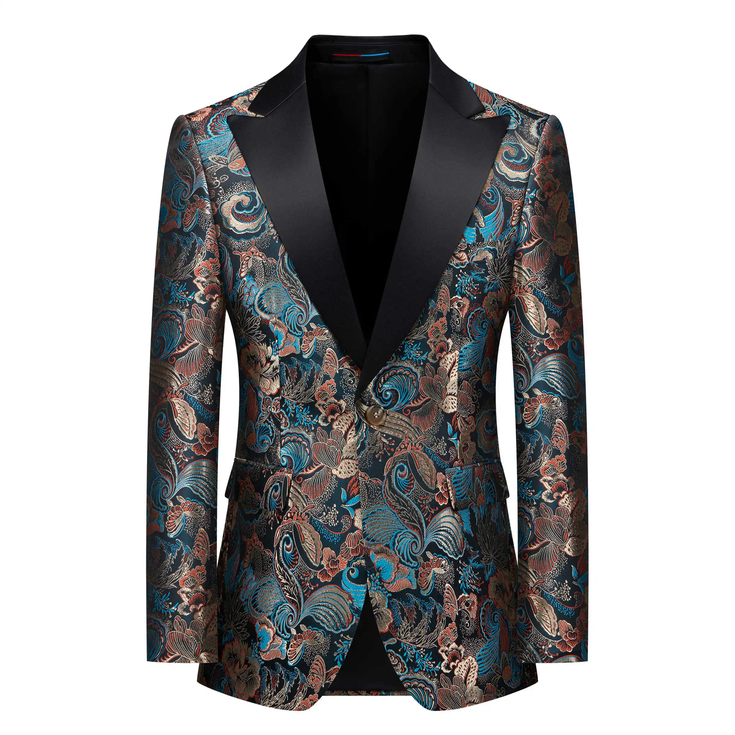 Однобортные мужские костюмы с длинным рукавом - Фотография_4