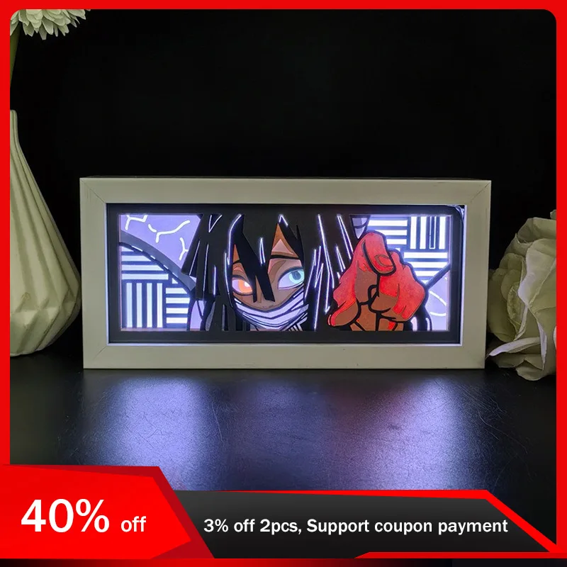 Demon slayer 3d аниме световой