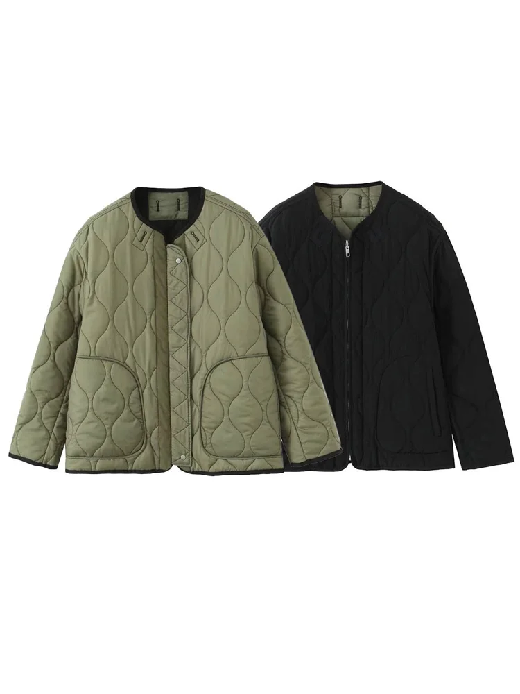 Hh зимнее женское свободное двустороннее - Фотография_2