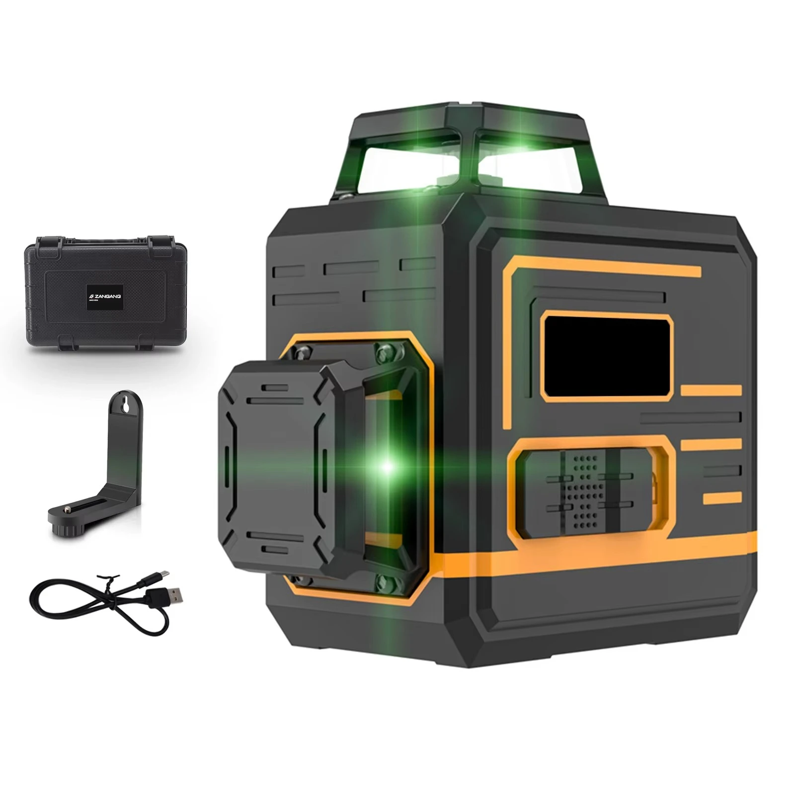 Высококачественный маленький 2d 360-градусный зеленый луч