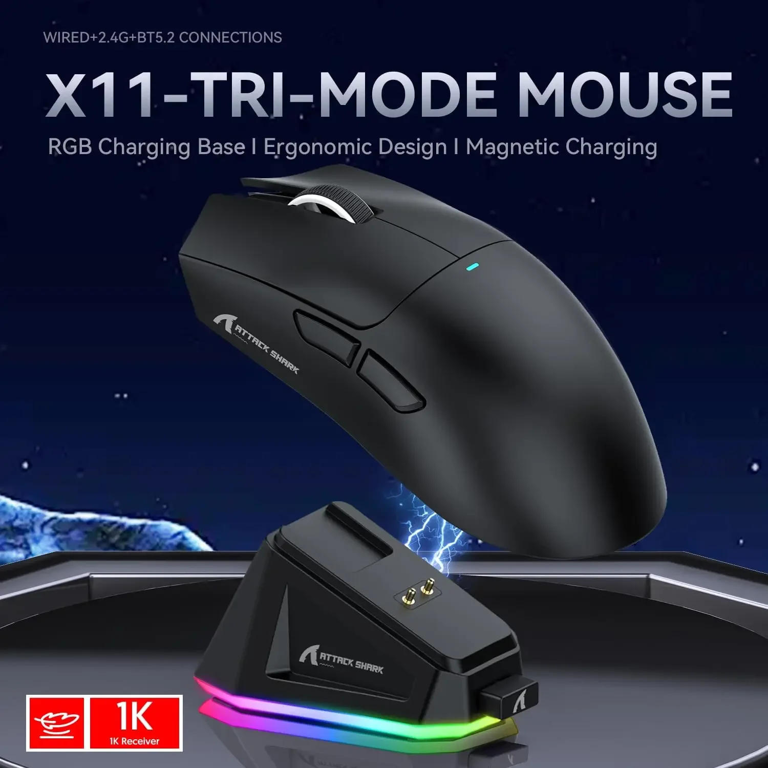 Игровая мышь attack shark x11 с - Фотография_2