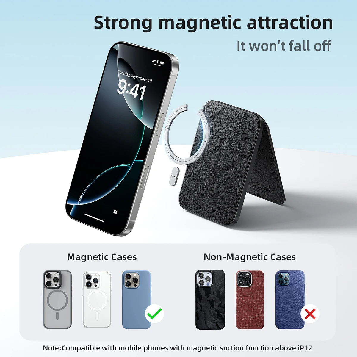 Hoco e91i магнитный держатель идентификационной - Фотография_2