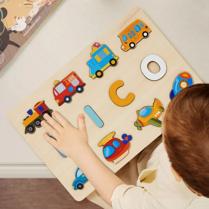 Персонализированные деревянные головоломки монтессори на заказ