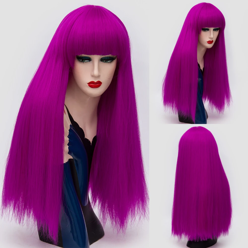 Msiwigs длинные прямые челки красные - Фотография_5