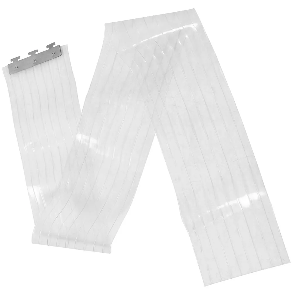 Прозрачная пластиковая полоса для дверных штор - Фотография_5