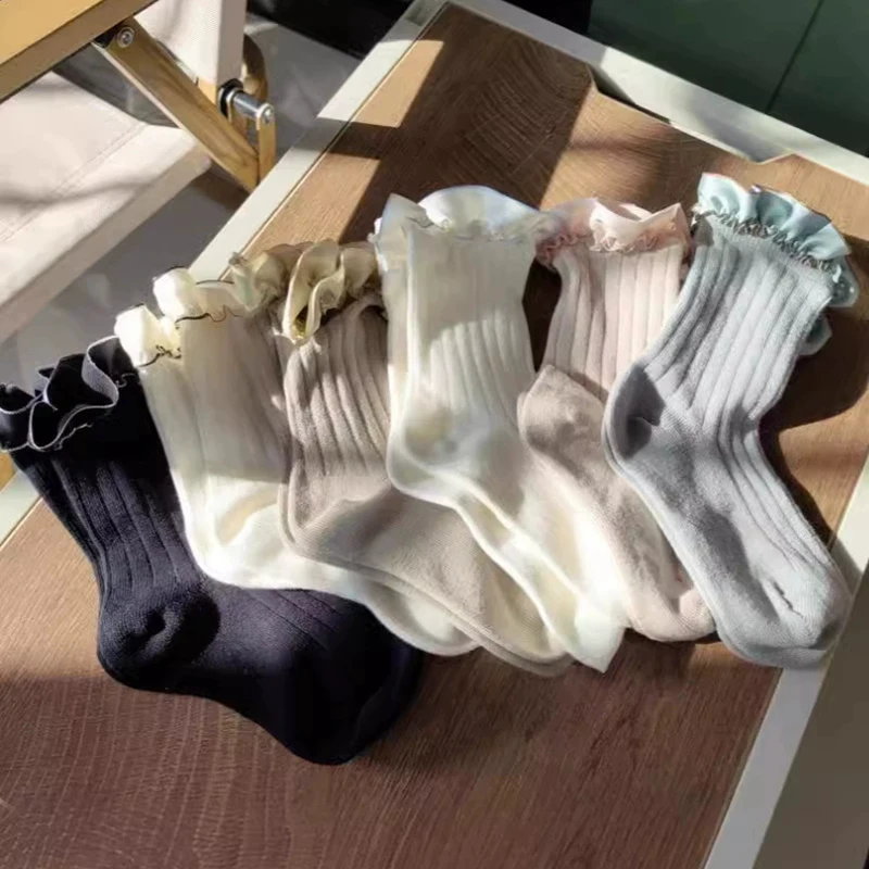 Детские носки, хлопковые носки-трубочки для новорожденных - Фотография_6