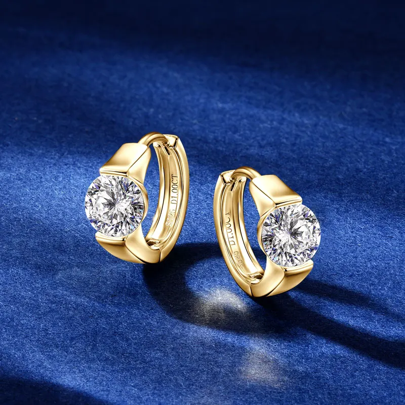 Iogou d цвет массивные серьги-кольца - Фотография_2