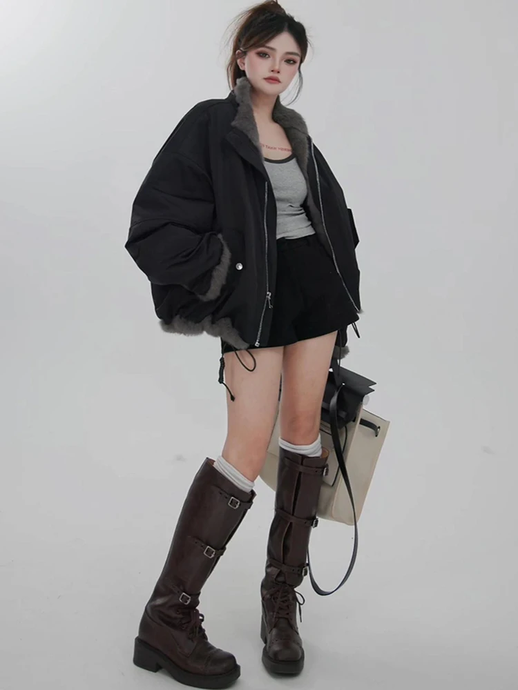 Женская куртка из кроличьей шерсти - Фотография_4