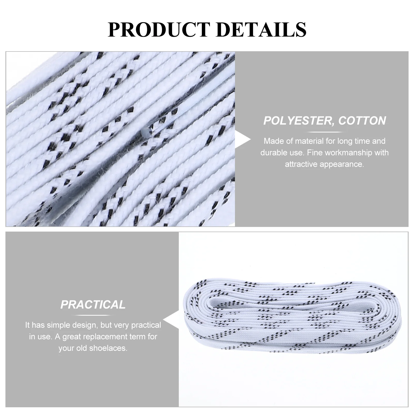 1 пара незамерзающих шнурков для хоккейных коньков - Фотография_4