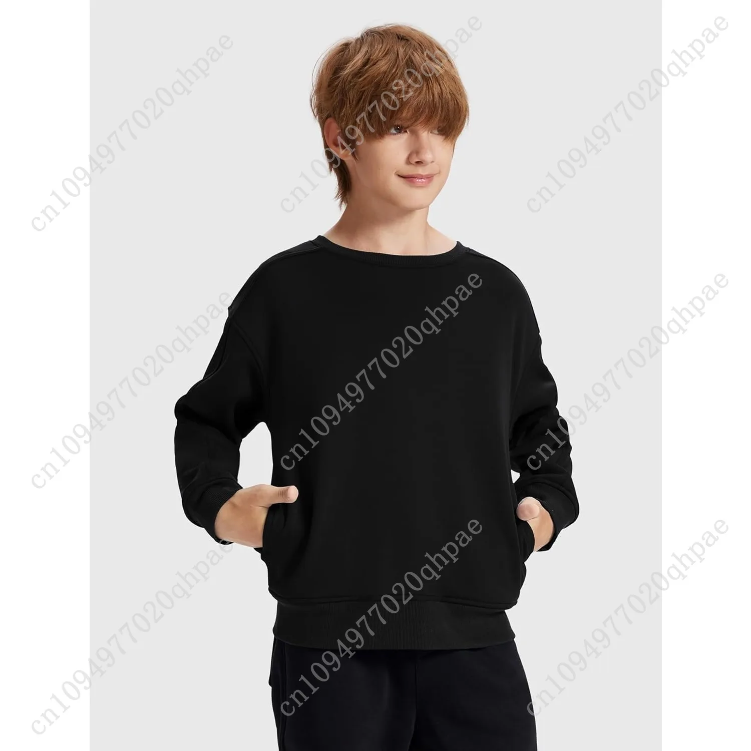 Зимний теплый пуловер унисекс с - Фотография_4