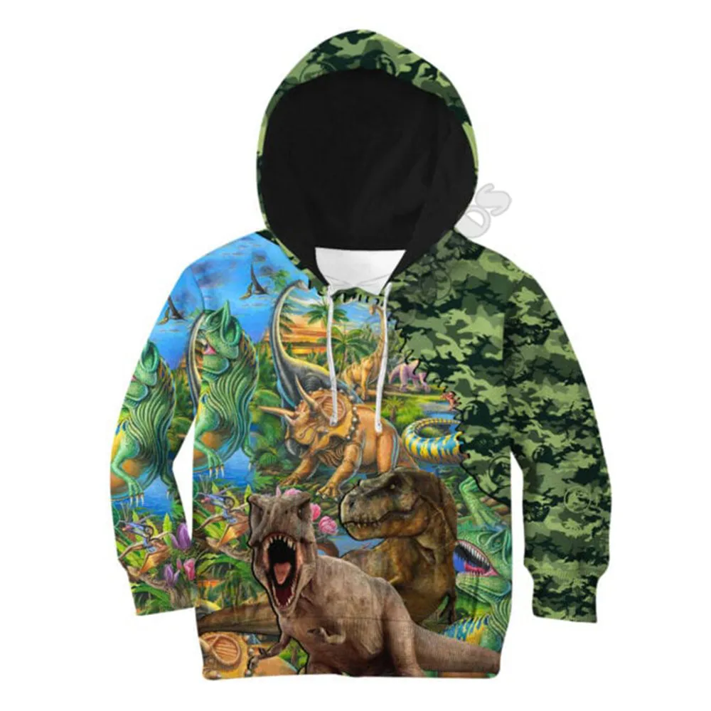 Толстовки с 3d принтом love dinosaur t rex
