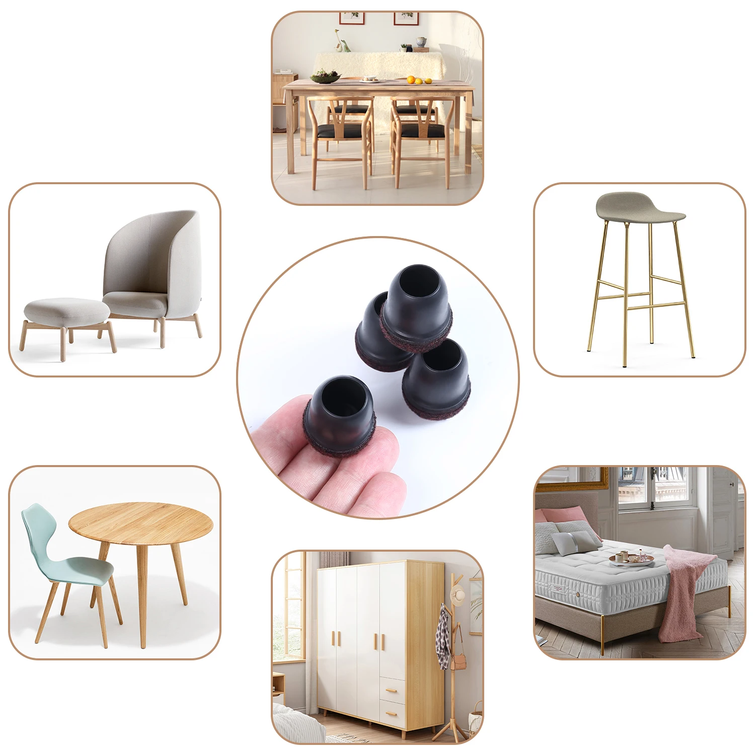 Улучшенные чехлы на ножки стула - Фотография_5